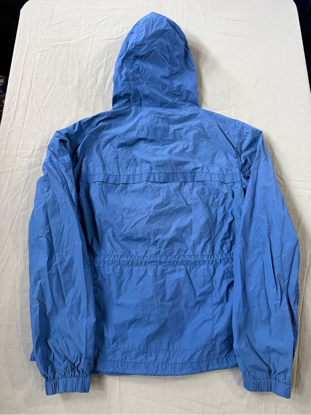 Vintage Coach NYC Hooded Lightweight Windbreaker Blue L - Picture 11 of 13